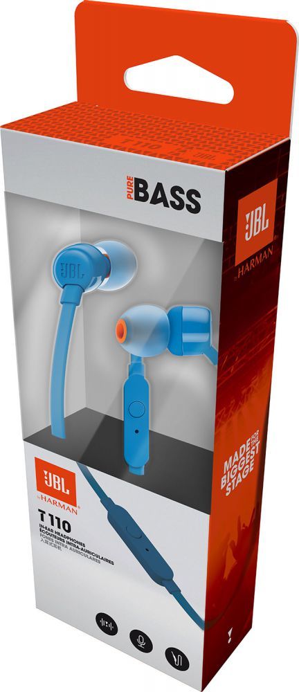 JBL IE T110 Blue Earphones