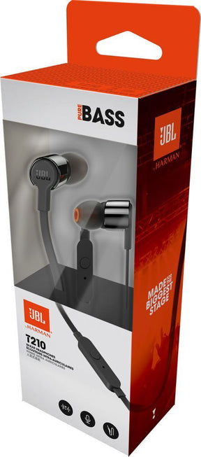 Auriculares JBL IE T210 Preto