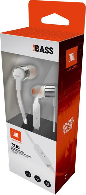 JBL IE T210 Silver Earphones