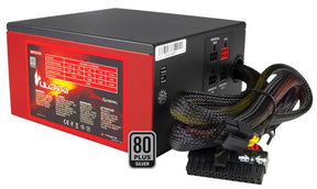 Source MARS GAMING Vulcano 750W, Active PFC, 80Plus Silver, Modular Cable - MPVU750