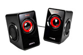 Altavoces MARS GAMING 10 W RMS, subwoofer vibrador ultragraves, control de volumen remoto - MS1 (MS1)