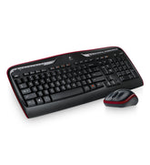 Logitech Wireless Combo MK330 - Conjunto de teclado e rato - sem fios - 2.4 GHz - Suíço - preto