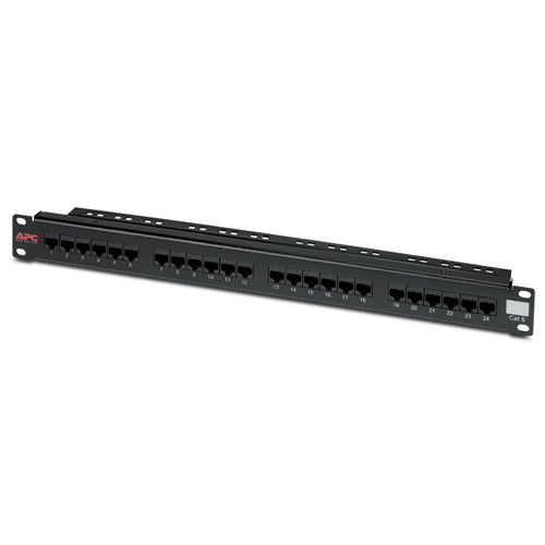 APC - Patch Panel - CAT 6 - 24 ports - TAA Compliant - for P/N: SRT8KXLJ, SURT20KUXI-IN