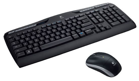 Logitech Wireless Combo MK330 - Keyboard and Mouse Combo - Wireless - 2.4GHz - Italian - Black