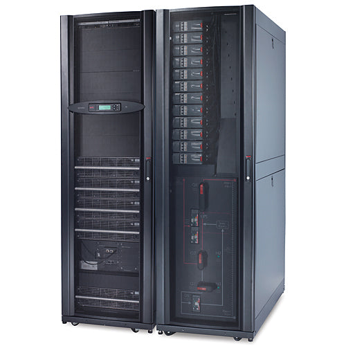 APC Symmetra PX 64kW Scalable to 160kW with Integrated Modular Distribution - UPS - AC 400 V - 64 kW - 64000 VA - 3 fases - conectores de saída: 1 - 42U - preto