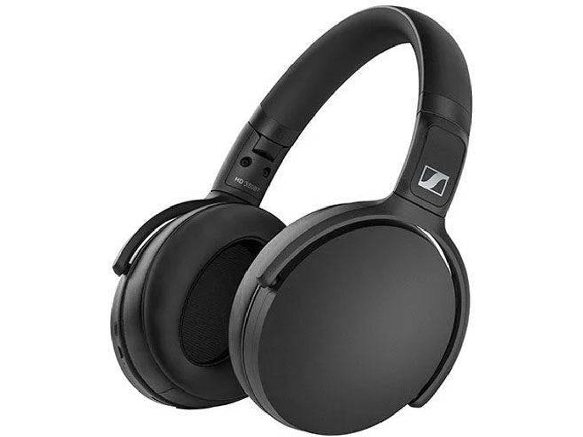 Sennheiser HD 350BT - Auscultadores supra-aurais com microfonoe - tamanho completo - bluetooth - sem fios - preto