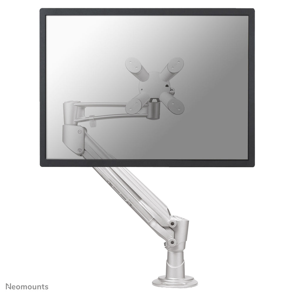 Neomounts by Newstar FPMA-D940G - Kit de montaje - movimiento completo - para pantalla LCD - plateado - tamaño de pantalla: 10"-30" - pasacables, montable en escritorio