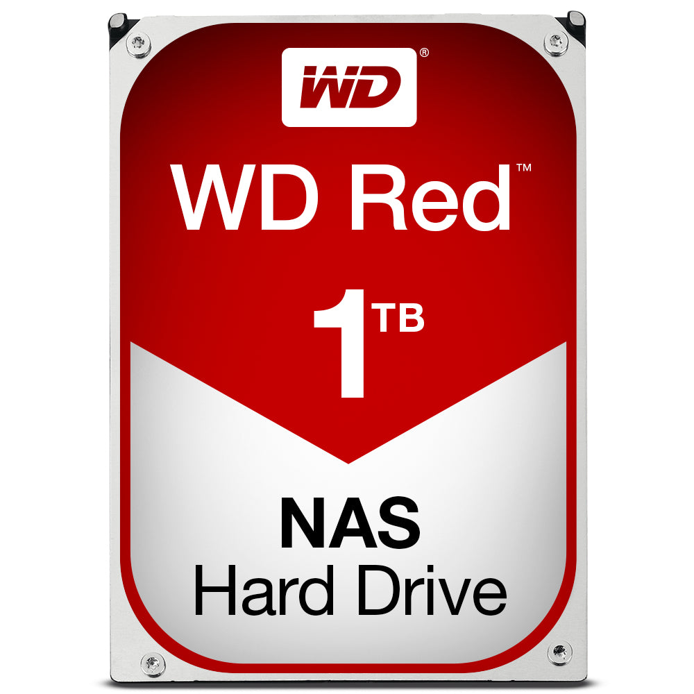 WD Red Plus WD10EFRX - Hard drive - 1 TB - internal - 3.5" - SATA 6Gb/s - buffer: 64 MB - for My Cloud EX2, EX4