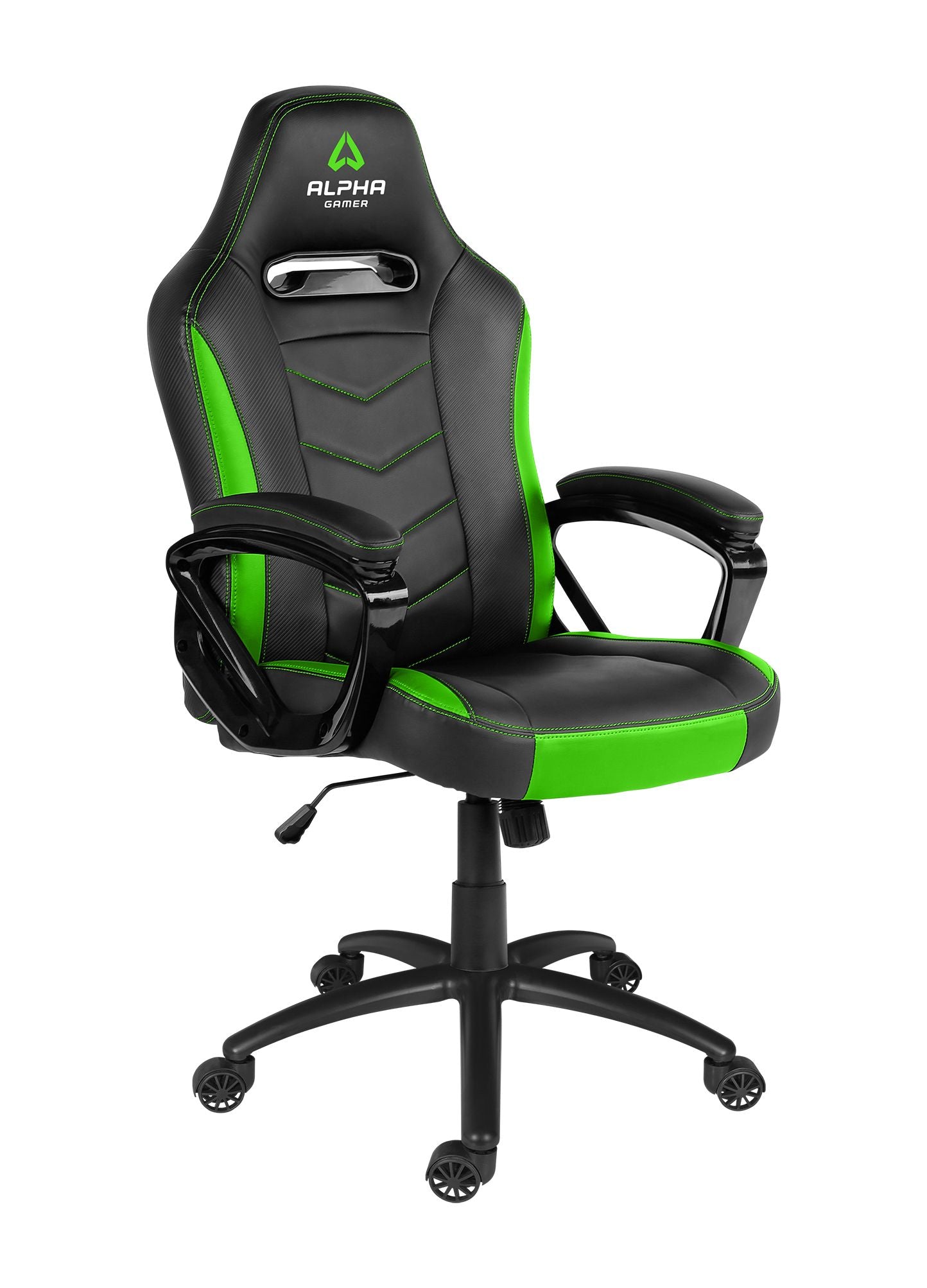 SILLA ALPHA Gamer Kappa Negro / Verde