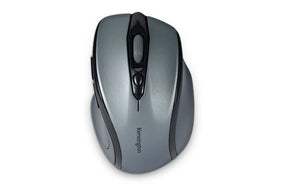 Kensington Pro Fit Mid-Size - Mouse - Right - Optical - 5 Buttons - Wireless - 2.4 GHz - USB Wireless Receiver - Gray Graphite