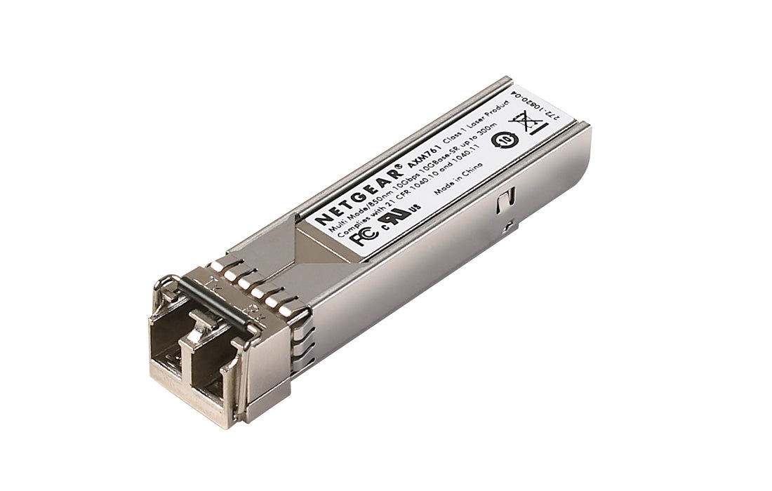 NETGEAR ProSafe AXM761 - Módulo transceptor SFP+ - 10 GigE - 10GBase-SR - LC multimodo - hasta 300 m - 850 nm (paquete de 10)