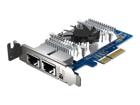 QNAP QXG-10G2T-X710 - Adaptador de red - PCIe 3.0 x4 de perfil bajo - Ethernet de 10 Gb x 2 - para QNAP QSW-1208-8C, QSW-M2108-2C (QXG-10G2T-X710)