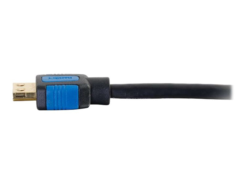 Cable HDMI de alta velocidad C2G de 3 m con conectores de agarre - Cable HDMI con Ethernet - HDMI macho a HDMI macho - 3 m - Blindado - Negro - Soporte 4K (29678)