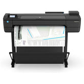 HP DesignJet T730 - 36" large format printer - color - inkjet - Roll (91.4 cm x 45.7 m) - 2400 x 1200 dpi - up to 0.42 min/page (mono)/ up to 0.42 min/page (color) - Gigabit LAN, Wi-Fi(n), USB 2.0 host - cutter