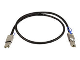 QNAP CAB-SAS05M-8088 - External SAS Cable - Mini MultiLane SAS (SFF-8088) 26-pin 4x With Shield (M) to Mini MultiLane SAS (SFF-8088) 26-pin 4x With Shield (M) - 50 cm - black (CAB-SAS05M-8088)