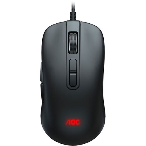 AOC Gaming GM300 - Mouse - right - optical - 7 buttons - with cable - USB 2.0 (GM300B)