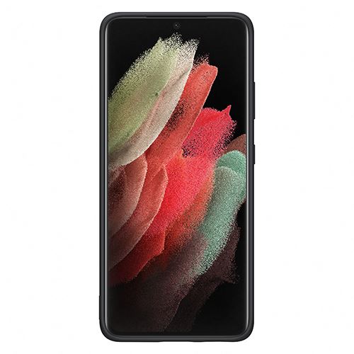 FUNDA DE SILICONA S21 ULTRA NEGRA