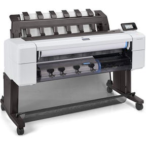 HP DesignJet T1600dr - Impresora de gran formato de 36" - Color - Inyección de tinta - Rollo (91,4 cm x 91,4 m), 914 x 1219 mm - 2400 x 1200 ppp - hasta 3 ppm (mono) / hasta 3 ppm (color) - capacidad : 2 rollos - Gigabit LAN - cortador