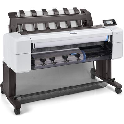 HP DesignJet T1600dr - Impresora de gran formato de 36" - Color - Inyección de tinta - Rollo (91,4 cm x 91,4 m), 914 x 1219 mm - 2400 x 1200 ppp - hasta 3 ppm (mono) / hasta 3 ppm (color) - capacidad : 2 rollos - Gigabit LAN - cortador