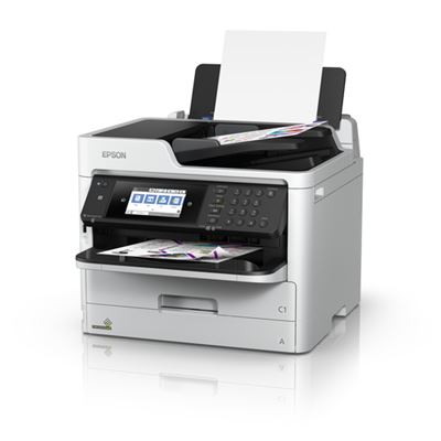 Epson WorkForce Pro WF-C5790DWF - Impressora multi-funções - a cores - jacto de tinta - Legal (216 x 356 mm) (original) - A4/Legal (media) - até 22 ppm (cópia) - até 24 ppm (impressão) - 330 folhas - 33.6 Kbps - USB 2.0, Gigabit LAN, Wi-Fi(n), host U