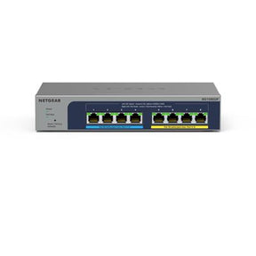 NETGEAR Plus MS108EUP - Switch - Admin - 4 x 100/1000/2.5G (PoE++) + 4 x 100/1000/2.5G (PoE+) - desktop, wall mountable - PoE++ (230W)