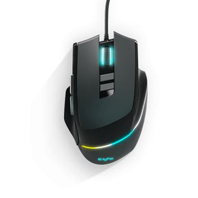 ESG M5 TRIFORCE - Mouse - ergonomic - optical - 15 buttons - with cable - USB 2.0