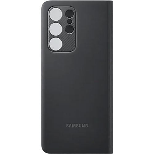 FUNDA CL VIEW S21 ULTRA NEGRA