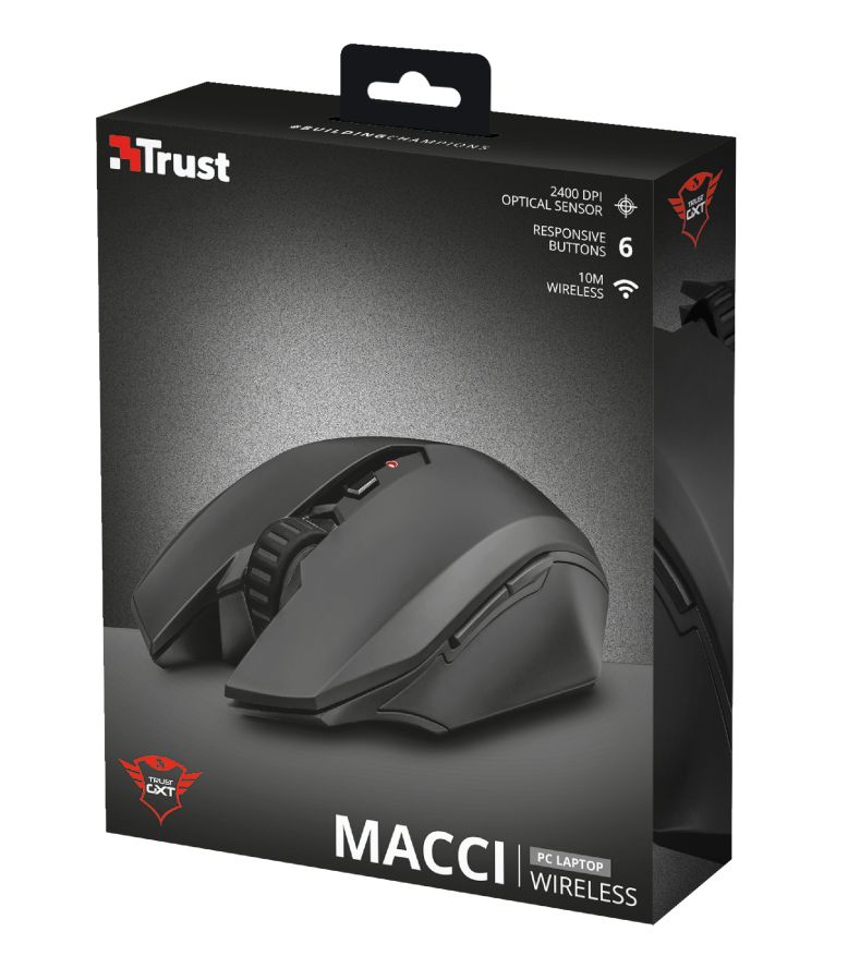 Rato TRUST GXT 115 Macci Wireless - 22417