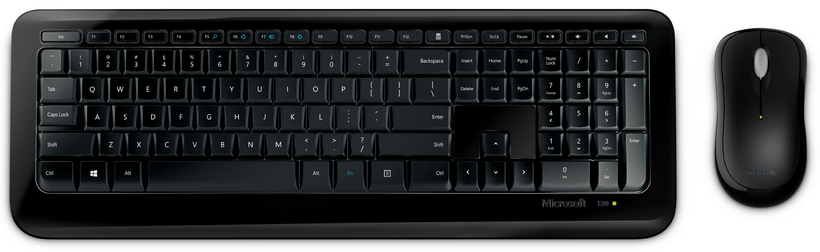 Microsoft Wireless Desktop 850 - Conjunto de teclado e rato - sem fios (teclado) / sem fios (rato) - 2.4 GHz - Português