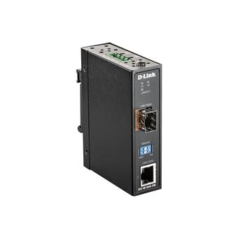 D-Link DIS M100G - Media Converter - GigE - 1000Base-T - RJ-45 / SFP (mini-GBIC)