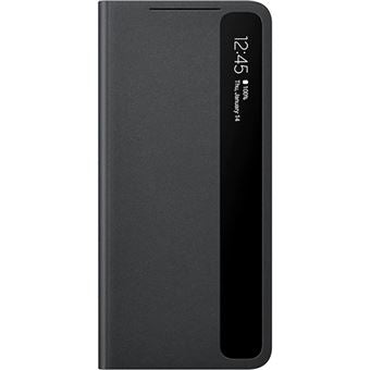 FUNDA CL VIEW S21 ULTRA NEGRA