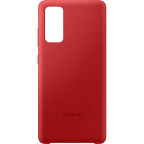 FUNDA DE SILICONA S20 FE ROJA