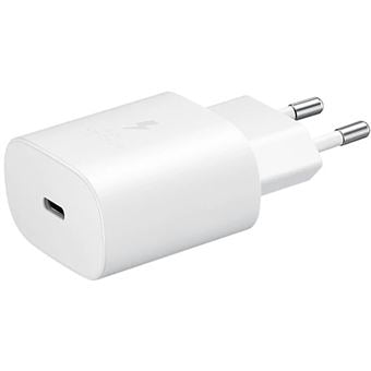 ADAPTADOR DE VIAJE SAMSUNG 25W (SIN CABLE) BLANCO