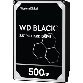 WD Black Performance Hard Drive WD5003AZEX - Hard disk - 500 GB - internal - 3.5" - SATA 6Gb/s - 7200 rpm - buffer: 64 MB