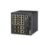 Cisco Industrial Ethernet 2000 Series - Switch - Administered - 16 x 10/100 + 2 x SFP Fast Ethernet combo + 2 x Fast Ethernet SFP - DIN rail mountable