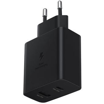 CARGADOR SAMSUNG 35W POWER DUO NEGRO