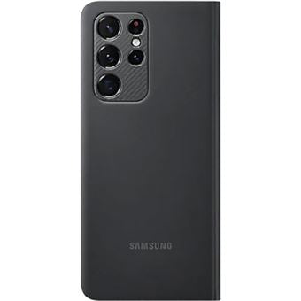 FUNDA CL VIEW S21 ULTRA NEGRA