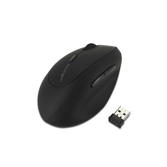 Kensington Pro Fit Ergo Wireless Mouse - Rato vertical - ergonómico - para esquerda - 6 botões - sem fios - 2.4 GHz