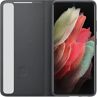 FUNDA CL VIEW S21 ULTRA NEGRA