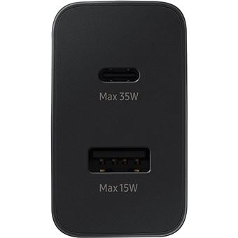 CARGADOR SAMSUNG 35W POWER DUO NEGRO