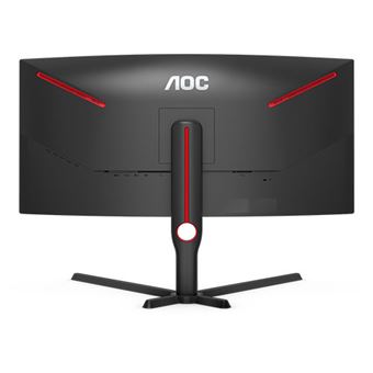 AOC MONITOR VA 34 21:9 WQHD CURVO 1MS 165HZ HDMI DP USB COLUNAS HAS CU34G3S/BK