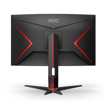 AOC MONITOR 27 FHD CURVED 1 MS 165HZ VGA HDMI DP USB GAMING SPEAKERS C27G2U/BK