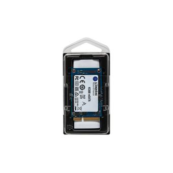 Kingston KC600 - SSD - encrypted - 256 GB - internal - mSATA - SATA 6Gb/s - 256-bits AES - Self-Encrypting Drive (SED), TCG Opal Encryption