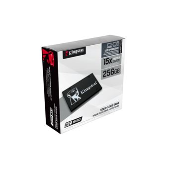 Kingston KC600 Desktop/Notebook Upgrade Kit - SSD - encrypted - 256 GB - internal - 2.5" - SATA 6Gb/s - 256-bit AES - Self-Encrypting Drive (SED), TCG Opal Encryption