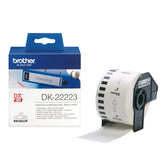 Brother DK-22223 - Papel - Blanco y negro - Rollo (5 cm x 30,5 m) 1 rollo(s) de etiquetas continuas - para Brother QL-1050, 1060, 500, 550, 560, 570, 580, 600, 650 , 700, 710, 820