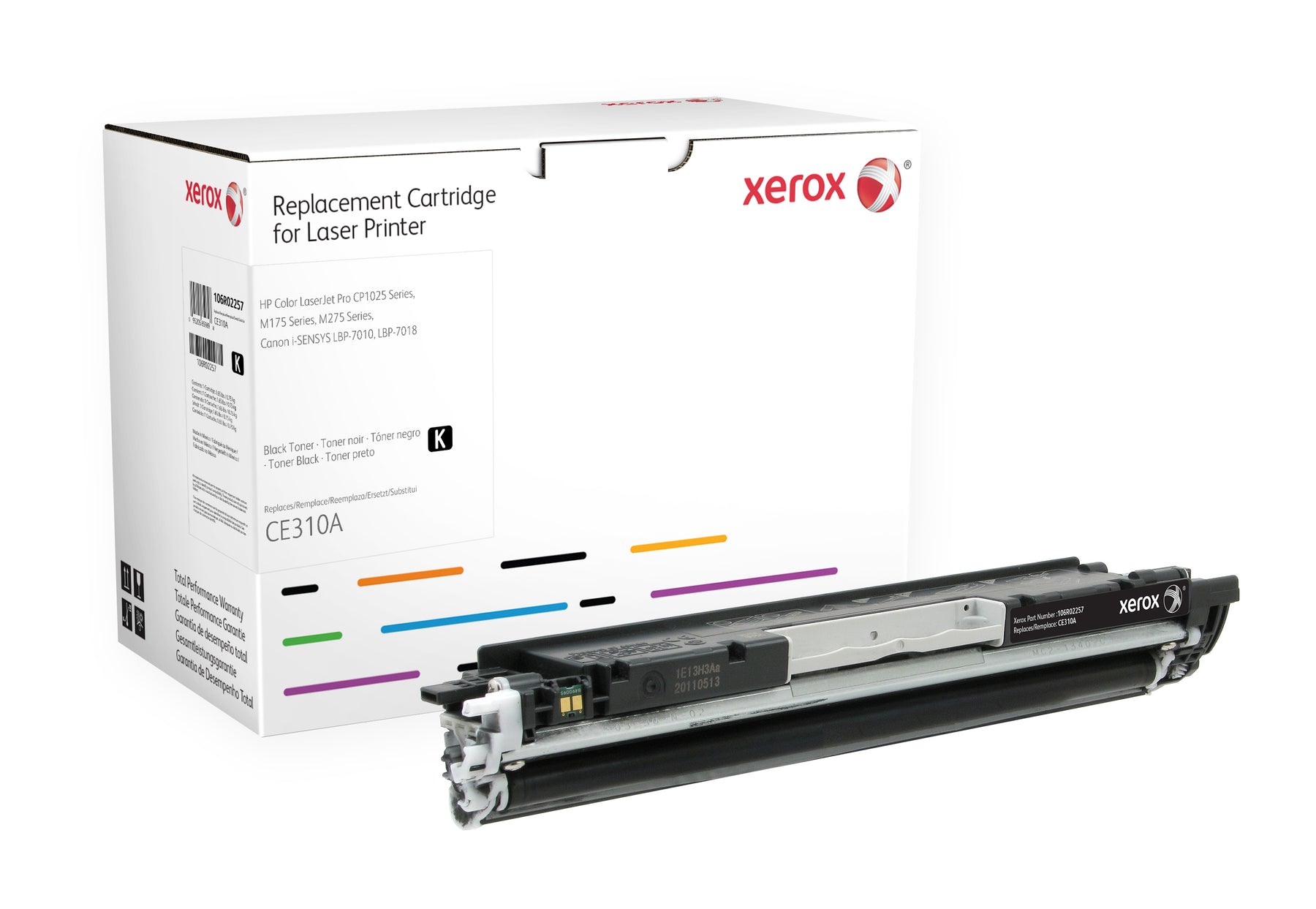 Xerox - Negro - compatible - cartucho de tóner (opción para: HP CE310A) - para HP Color LaserJet Pro CP1025, LaserJet Pro MFP M175, TopShot LaserJet Pro M275