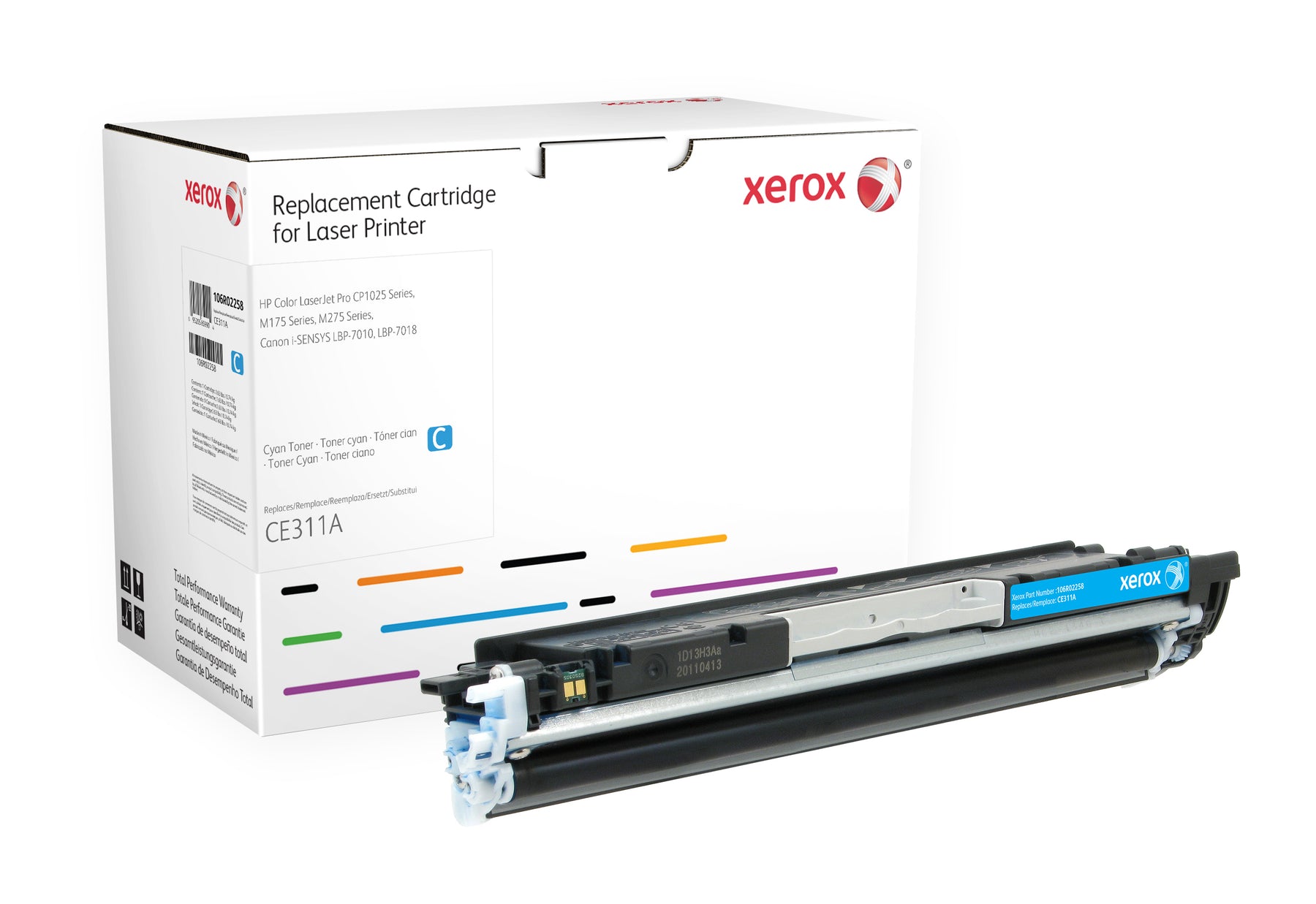 Xerox - Azul cyan - compatível - cartucho de toner (opção para: HP CE311A) - para HP Color LaserJet Pro CP1025, LaserJet Pro MFP M175, TopShot LaserJet Pro M275