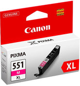 Canon CLI-551M XL - 11 ml - Alto rendimiento - magenta - original - blister con seguridad - depósito de tinta - para PIXMA iP8750, iX6850, MG5550, MG5650, MG5655, MG6450, MG6650, MG7150, MG7550, MX725, MX925