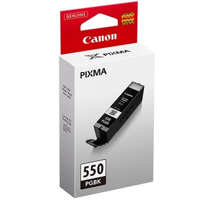 Canon PGI-550PGBK - 15 ml - black - original - blister with security - ink tank - for PIXMA iP8750, iX6850, MG5550, MG5650, MG5655, MG6450, MG6650, MG7150, MG7550, MX725, MX925