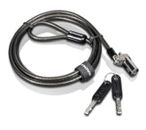 Candado con cable Kensington MicroSaver DS de Lenovo - Candado con cable de seguridad - Carbón vegetal - 1524 m - para ThinkCentre M80s Gen 3, M80t Gen 3, M90q Gen 2, M90q Gen 3, M90s Gen 3, M90t Gen 3